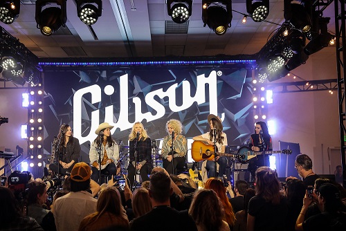 She Shreds Magazine Panel at the Gibson room at NAMM 2019