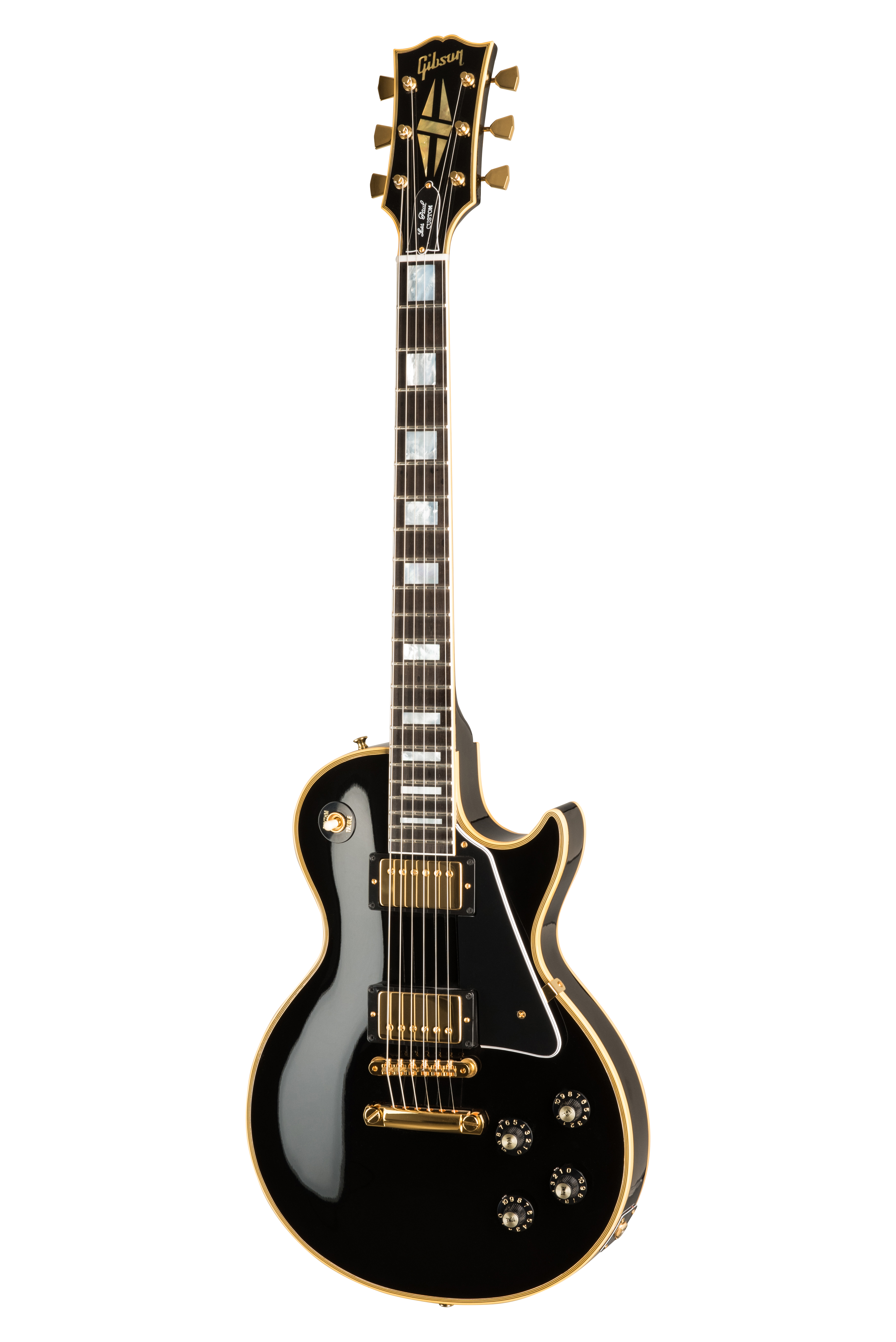 1968 les paul custom reissue - ebony