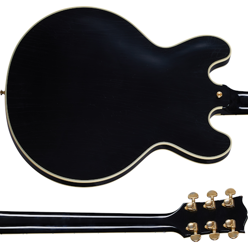 1959 ES-355 Ebony Ultra Light Aged Back and Neck