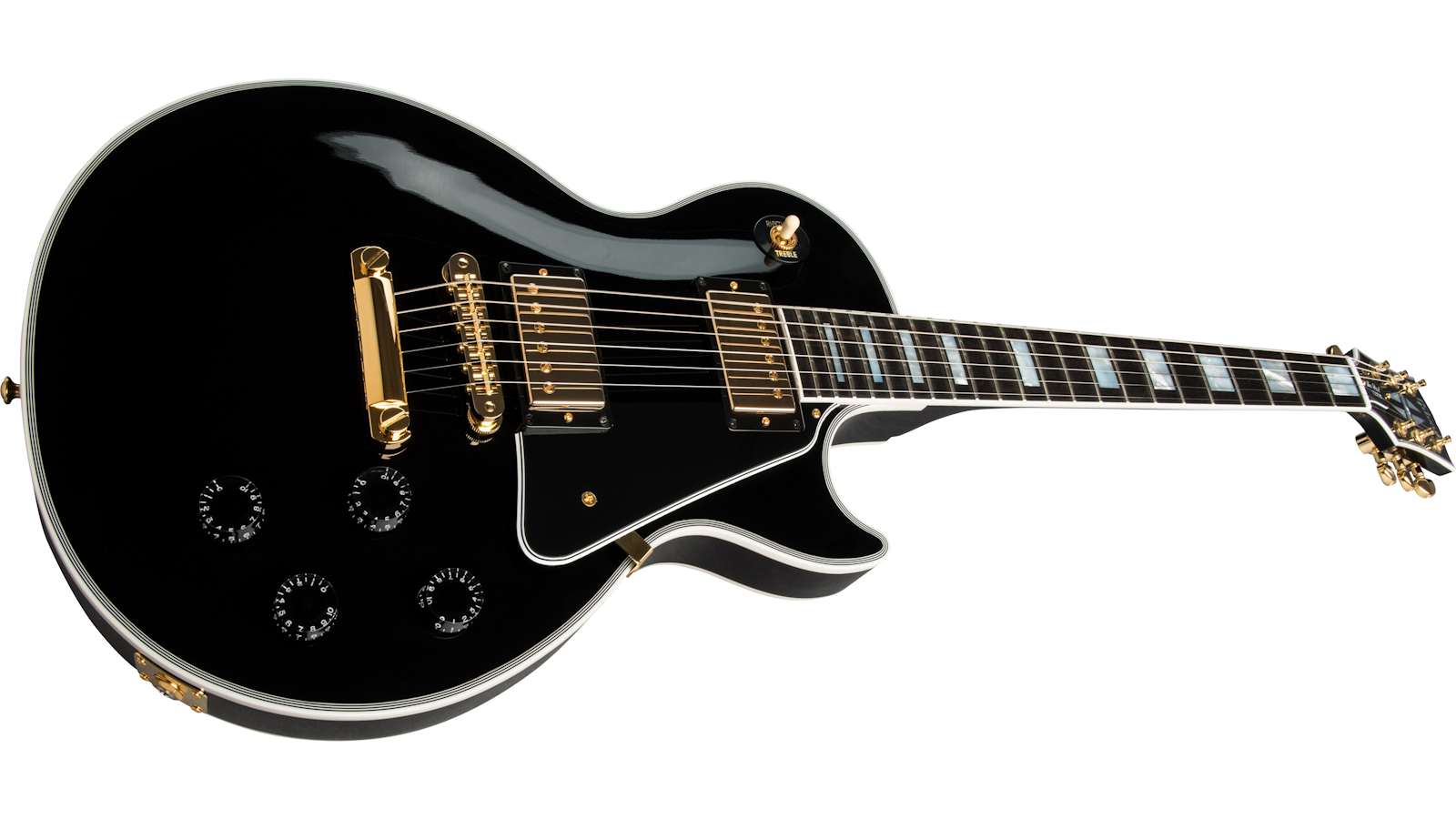 Gibson Les Paul Custom w/ Ebony Fingerboard Gloss - Ebony.
