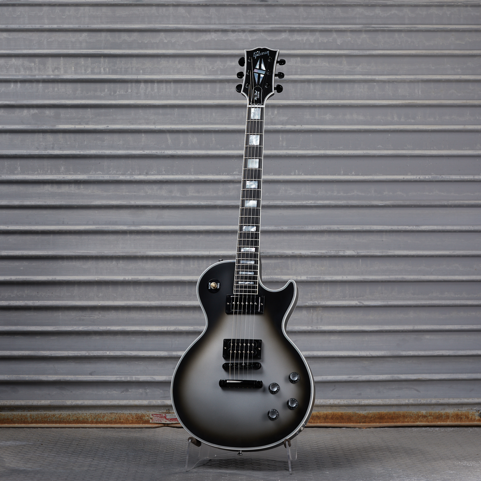 les paul custom silverburst