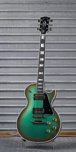 green gibson les paul custom