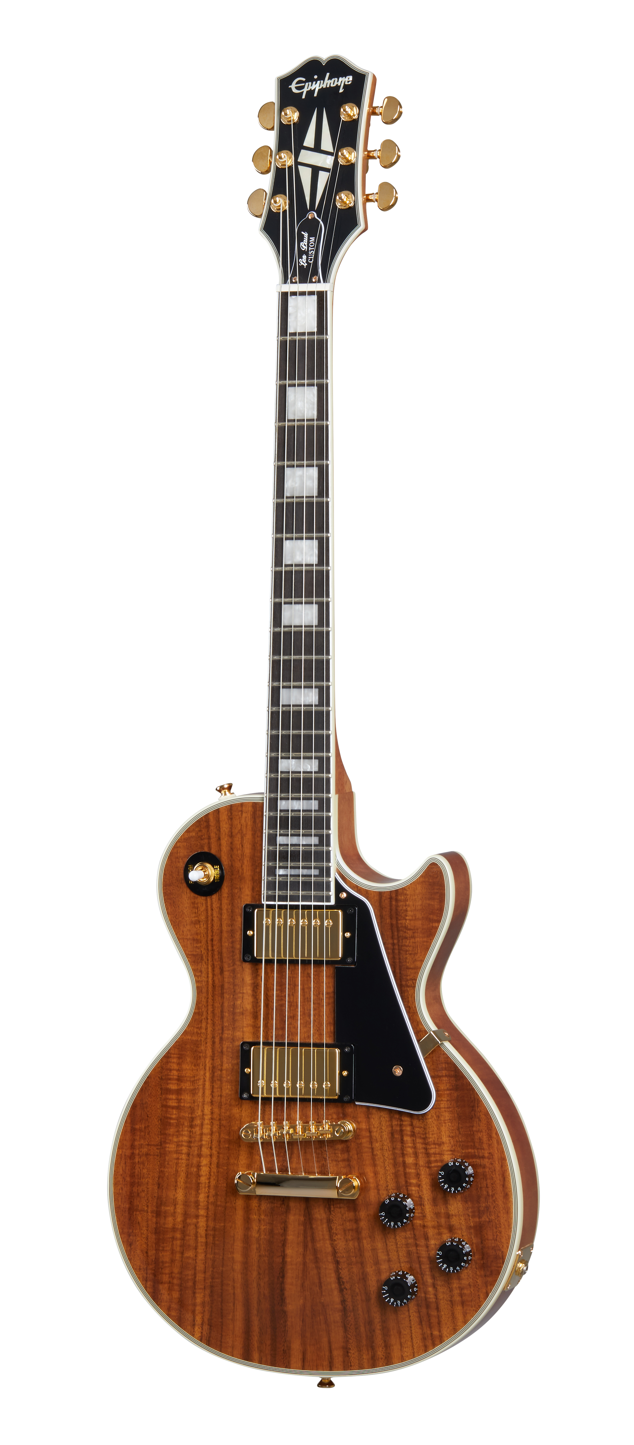 Les Paul Custom Koa, Natural | Epiphone