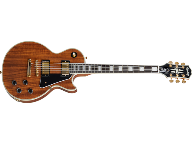 epiphone limited edition les paul custom pro koa