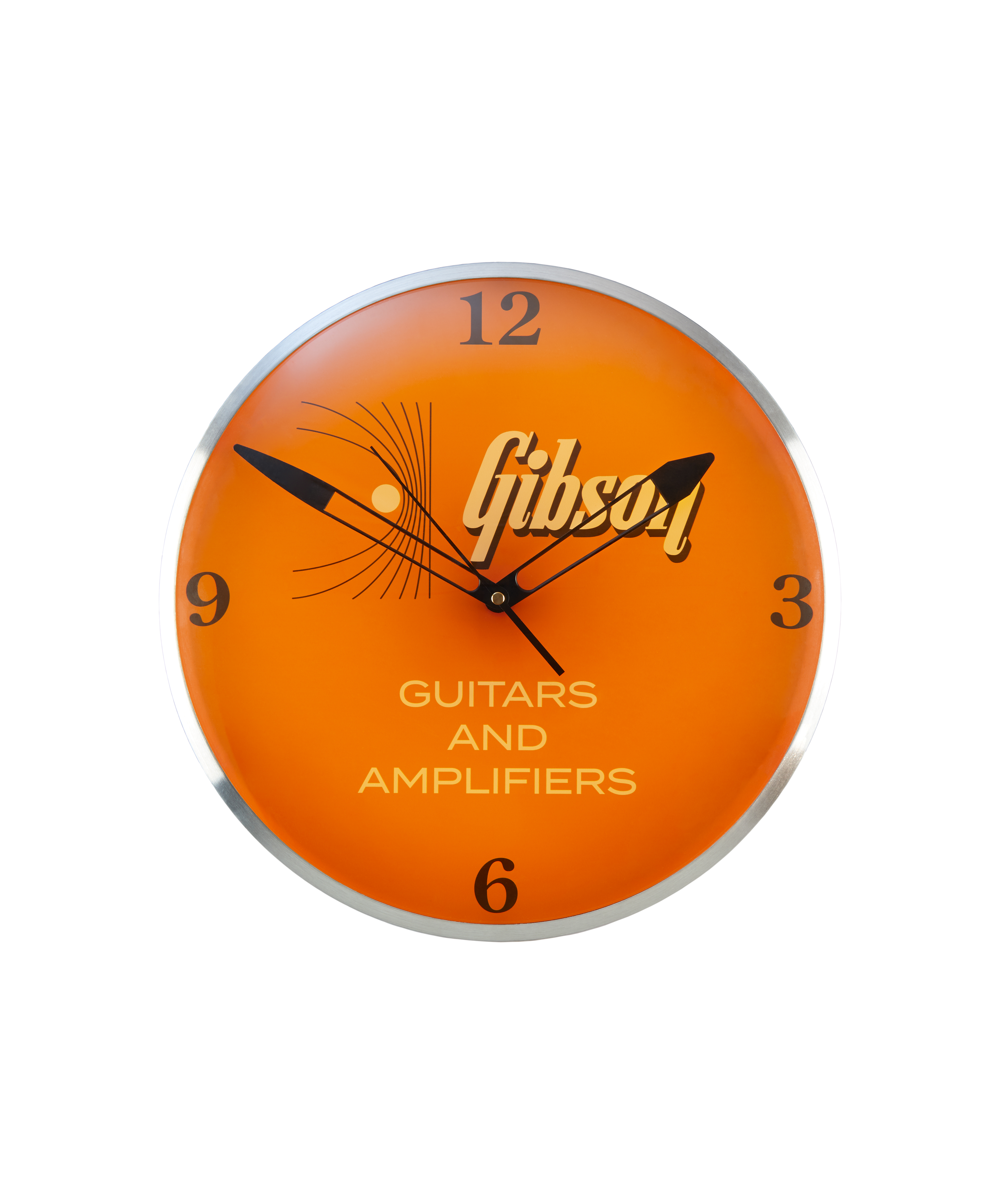 Gibson Gibson Vintage Lighted Wall Clock Kalamazoo Orange