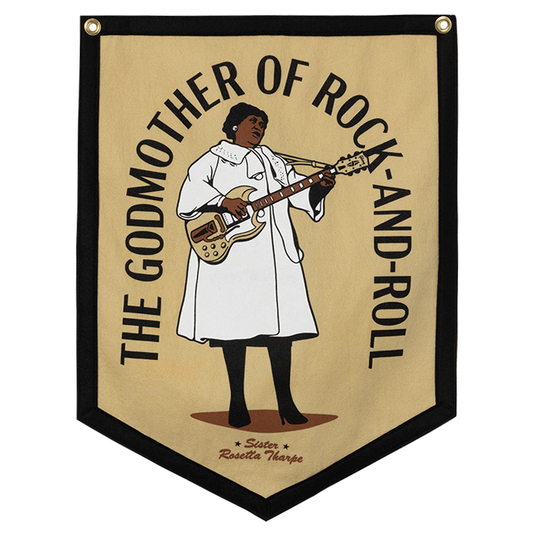 Sister Rosetta Tharpe "The Godmother of Rock-And-Roll" Camp Flag