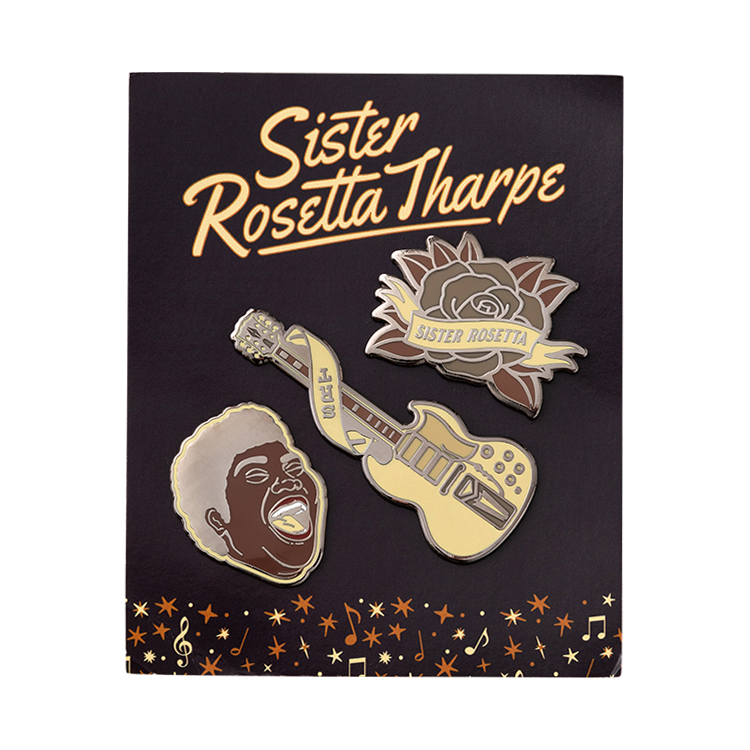 Sister Rosetta Tharpe Enamel Pin Set