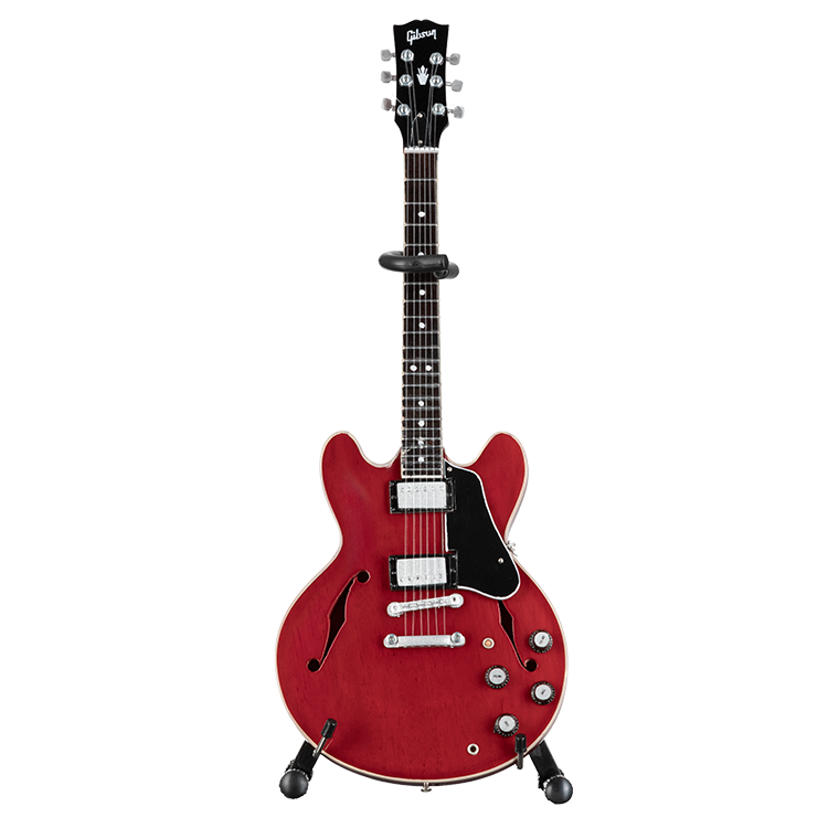 AXE HEAVEN® ES-335 Faded Cherry 1:4 Scale Mini Guitar Model | Gibson