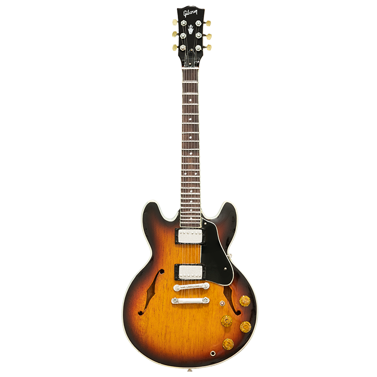 AXE HEAVEN ES-335 Vintage Sunburst Mini Guitar Model | Gibson